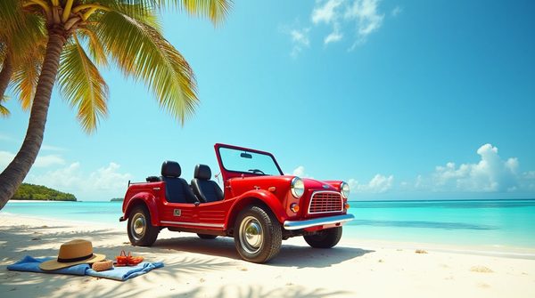 Experience st barths: rent a mini moke for adventure